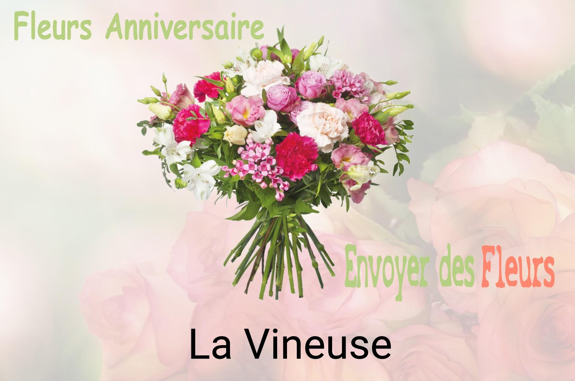Bouquet de fleurs d’anniversaire livré à La Vineuse