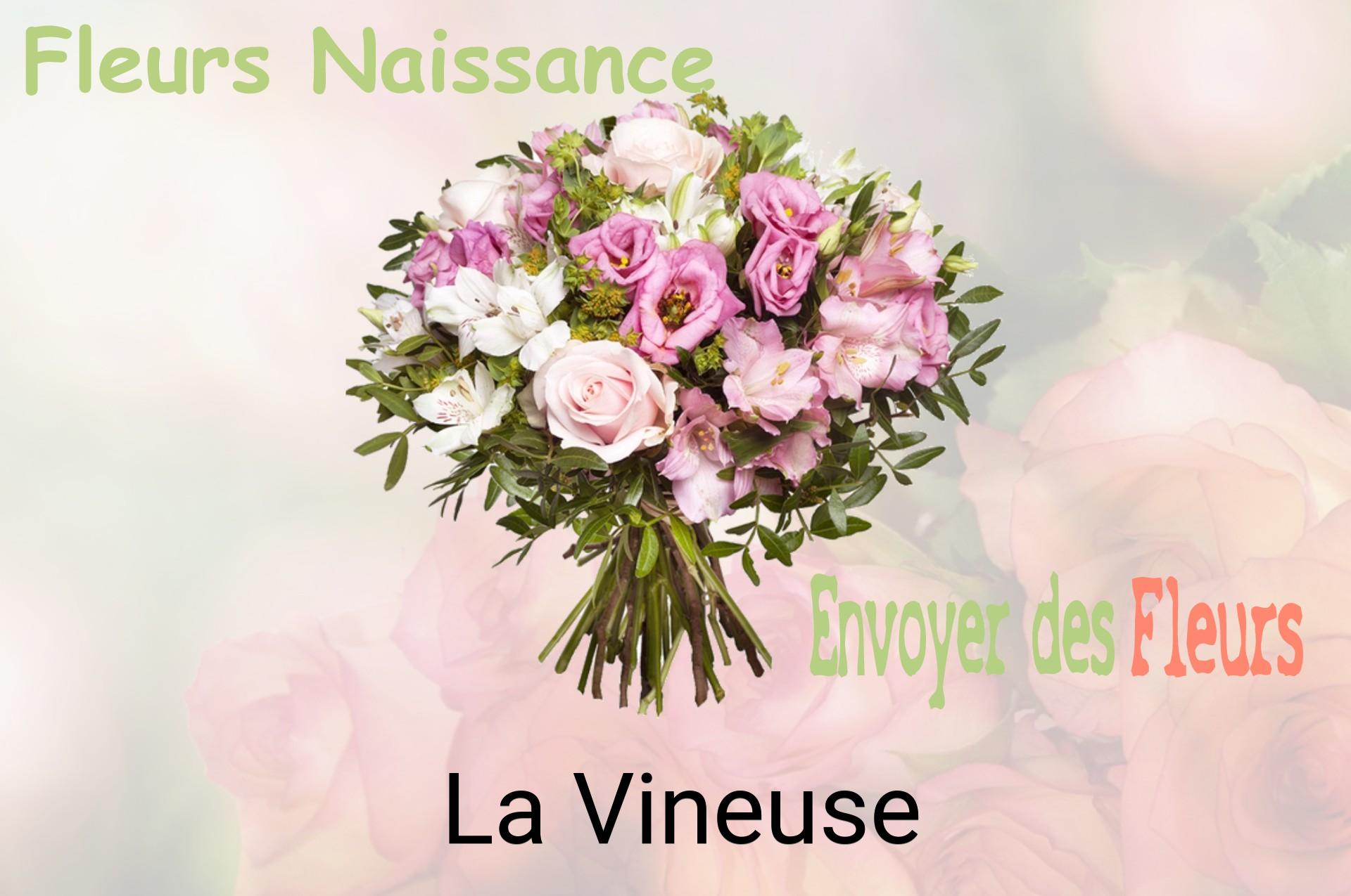 Bouquet de fleurs de naissance livré à La Vineuse