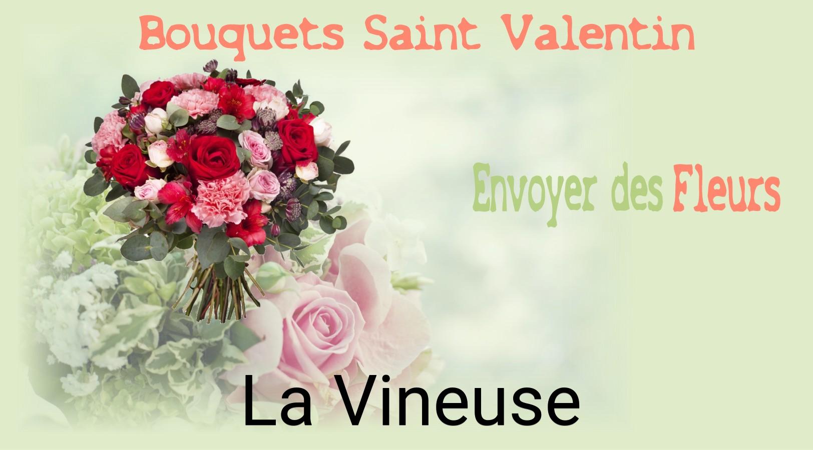 Roses de Saint-Valentin livrées à La Vineuse